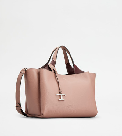 Tod's BAG IN LEATHER MINI - BURGUNDY, PINK outlook