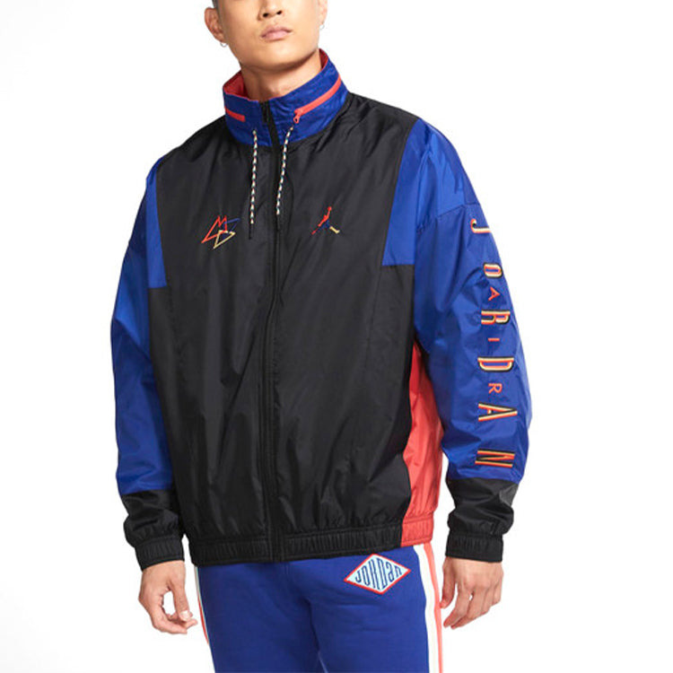 Air Jordan Sport Training Jacket Blue/Black/Red CK9566-010 - 3