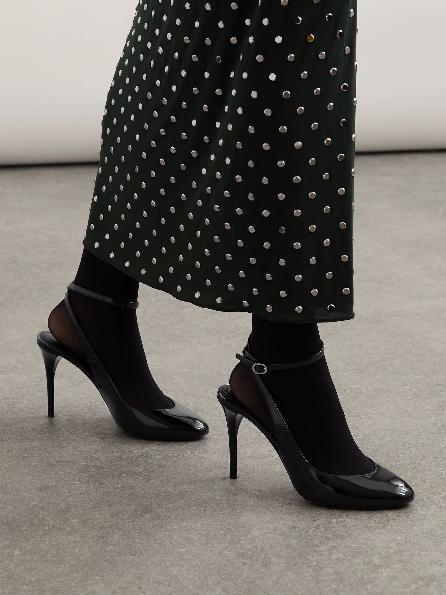 90 patent-leather pumps Black - 2