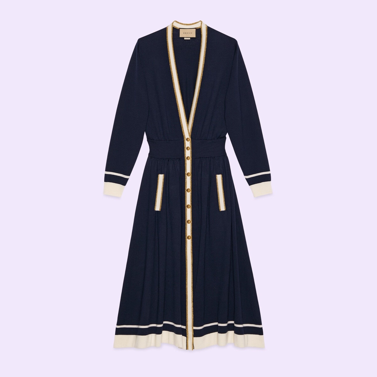 Wool midi dress - 1