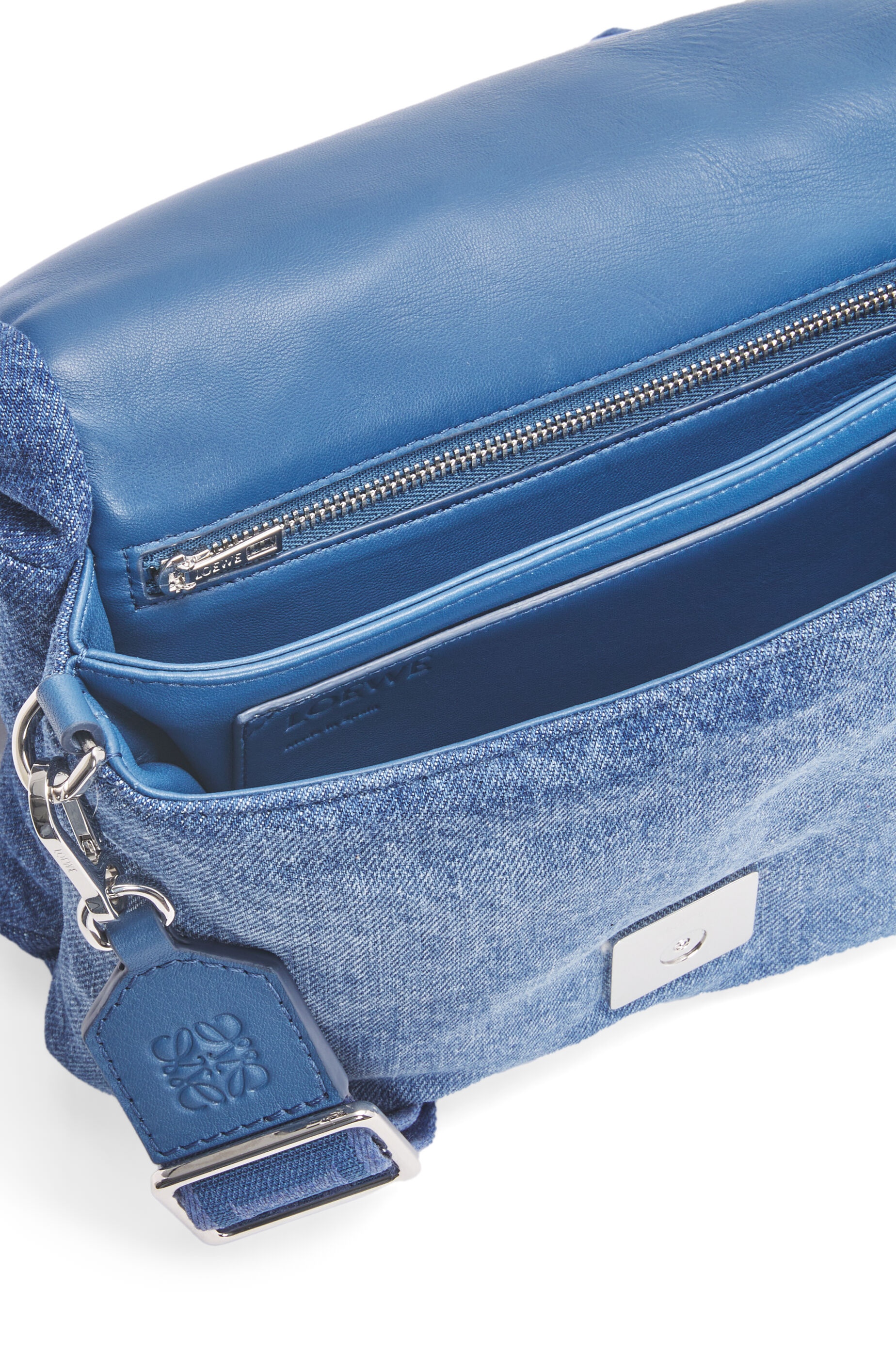 Puffer Goya bag in denim - 6
