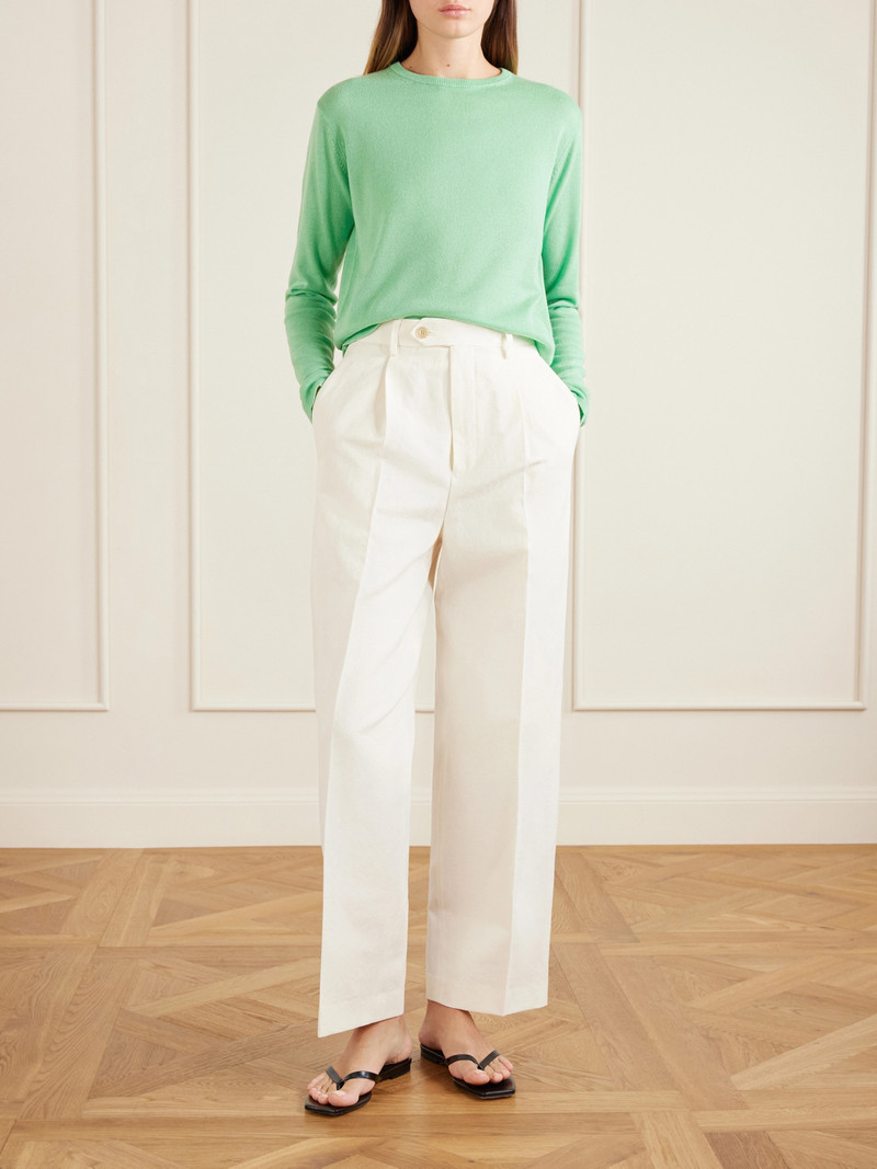 AURALEE Cashmere And Silk-blend Sweater outlook