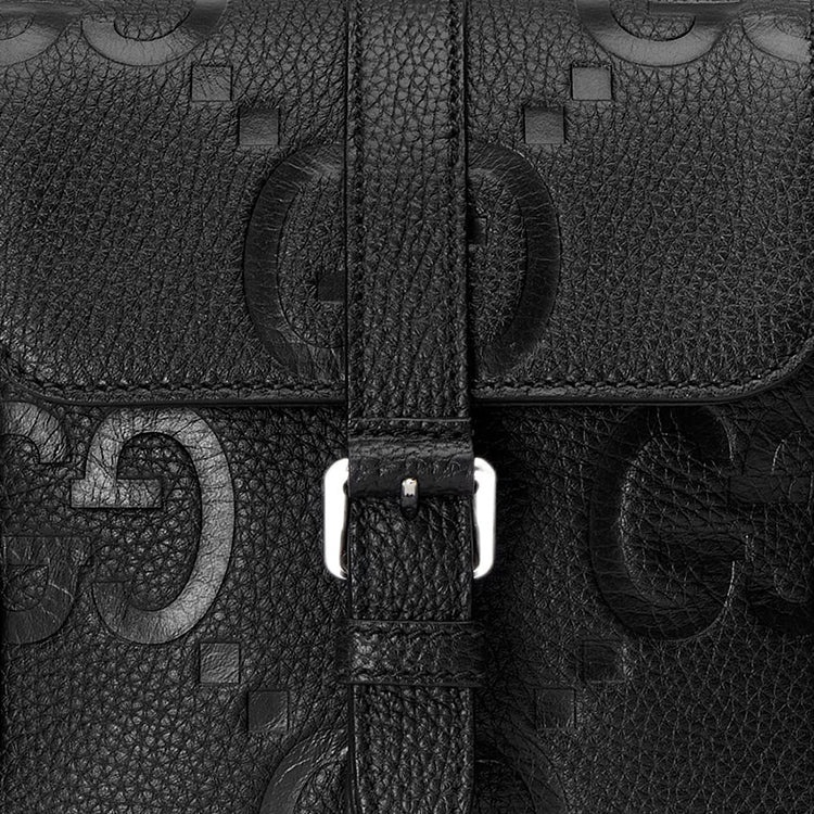 Gucci Jumbo GG Small Messenger Bag 'Black' 760235-AABY0-1000 - 8
