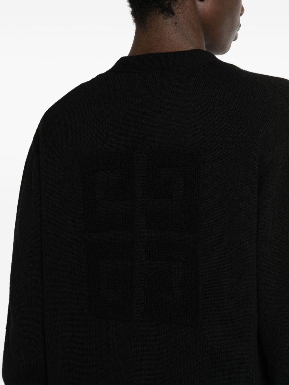 4G jacquard cashmere cardigan - 5
