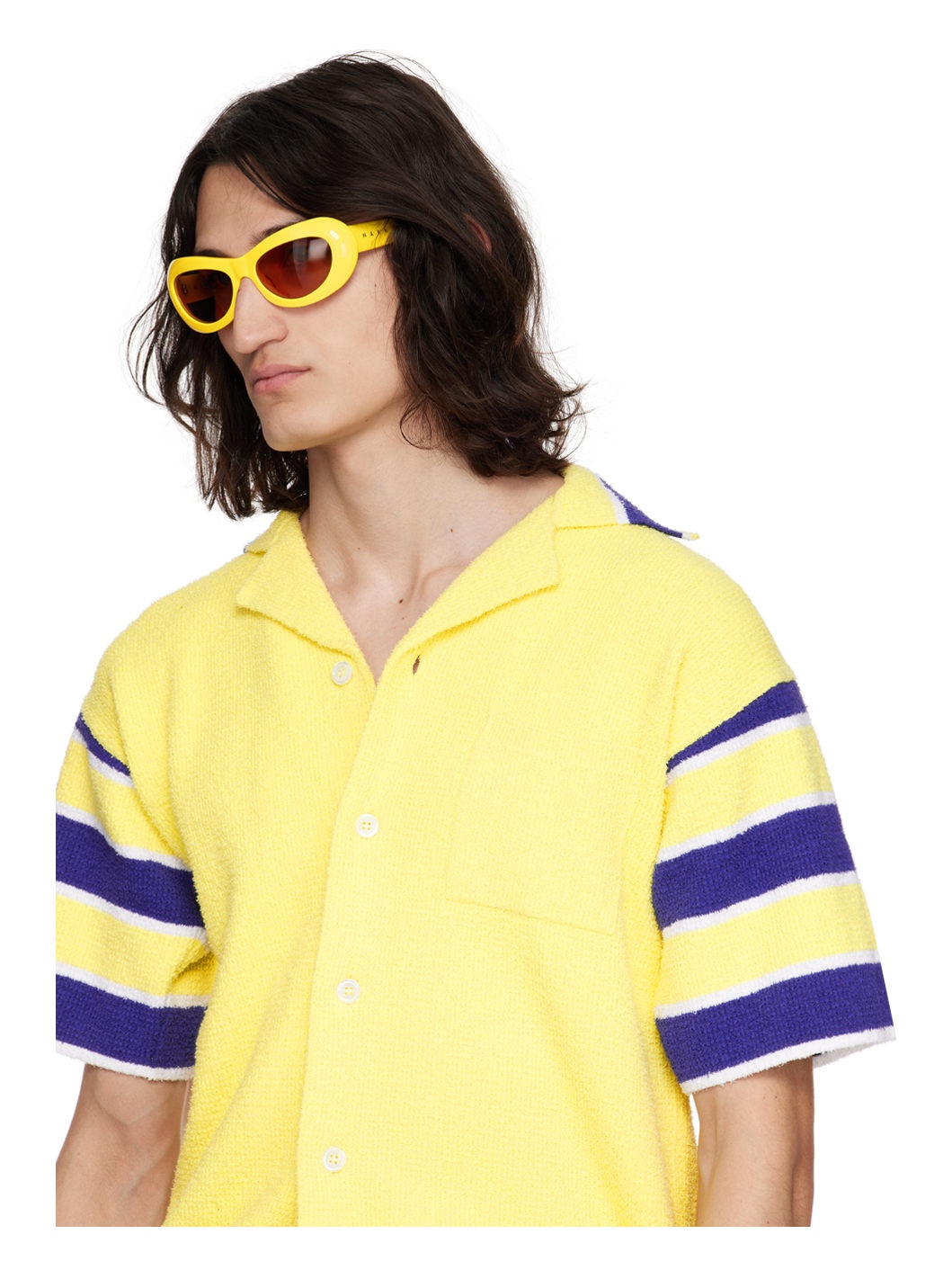 Yellow RETROSUPERFUTURE Edition Field Of Rushes Sunglasses - 4