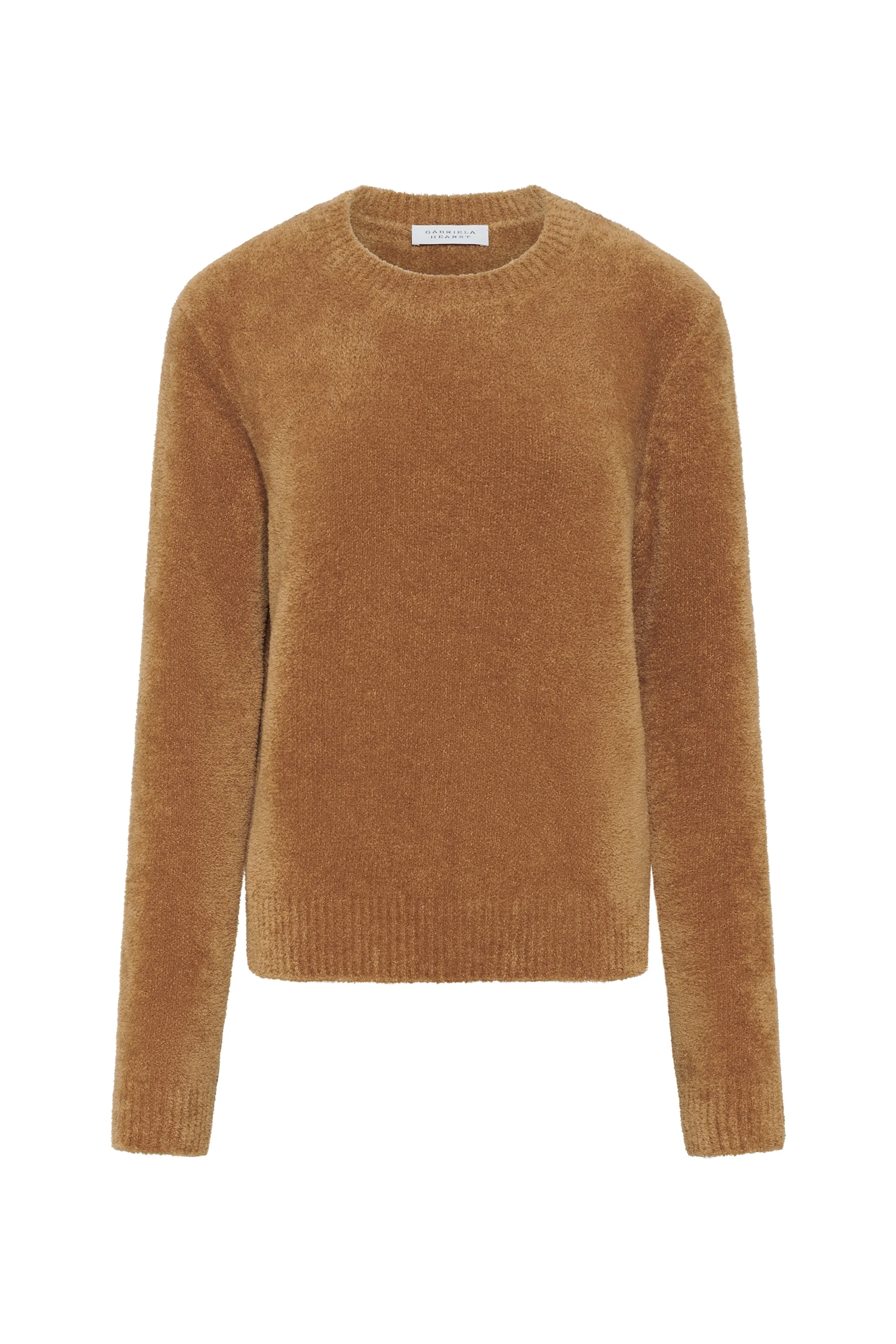 Imber Knit Sweater in Mid Camel Silk - 1