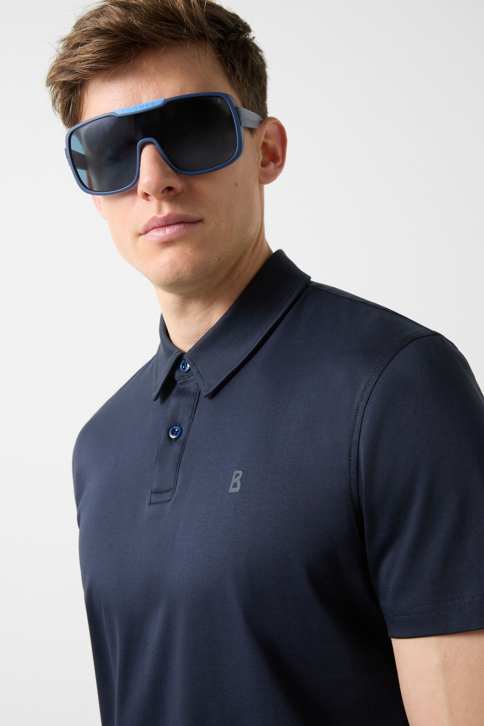 Timo Polo shirt in Navy blue - 4