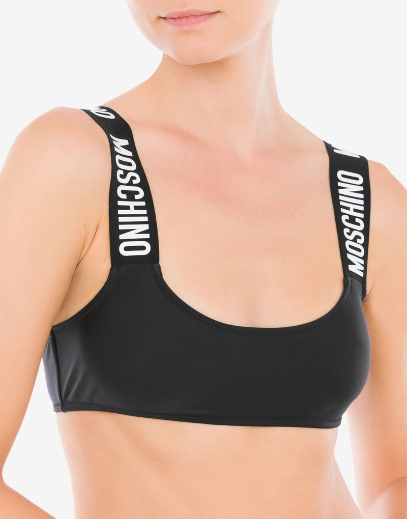 RUBBER LOGO BIKINI TOP 3