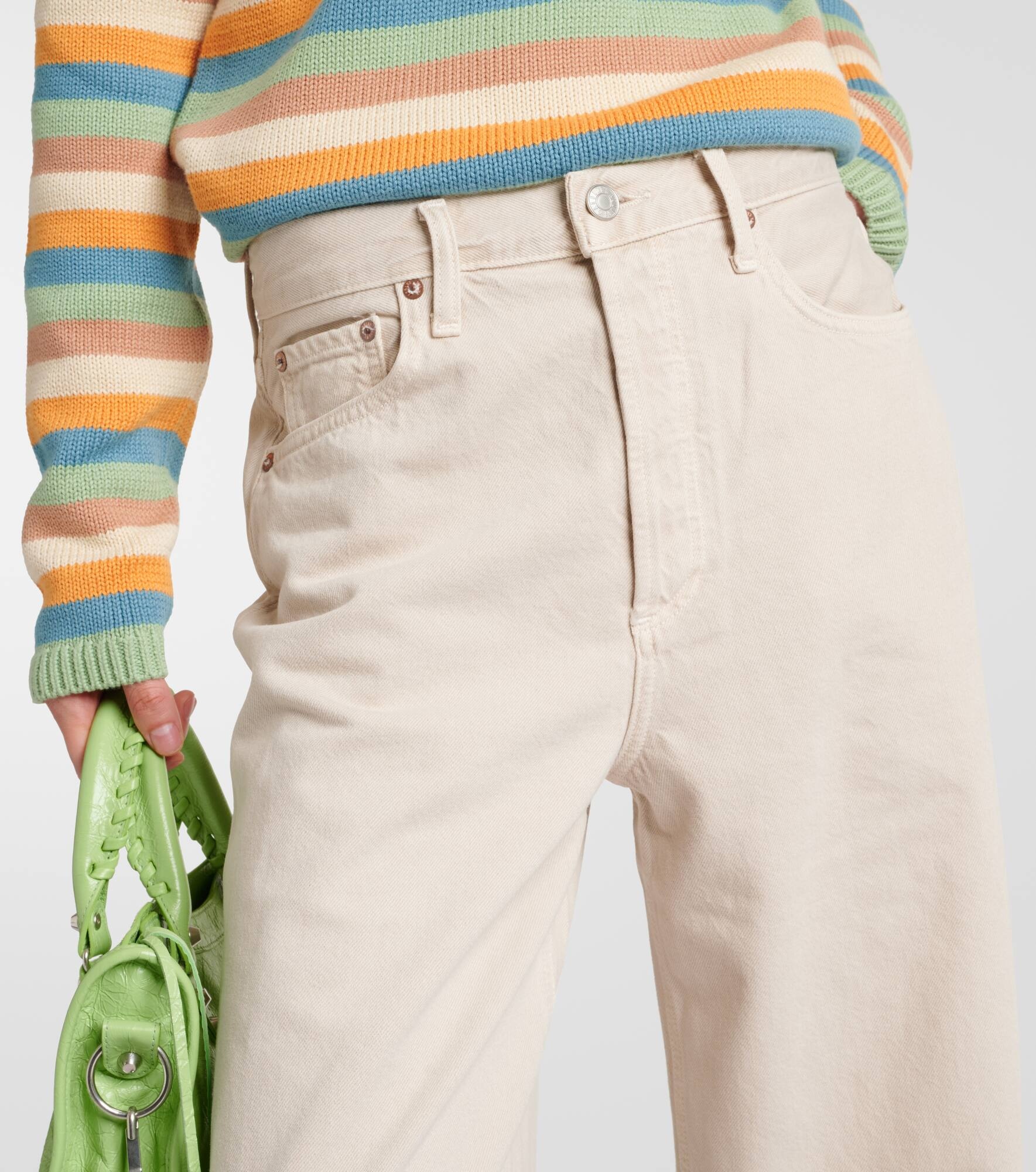 Low Slung Baggy wide-leg jeans - 4