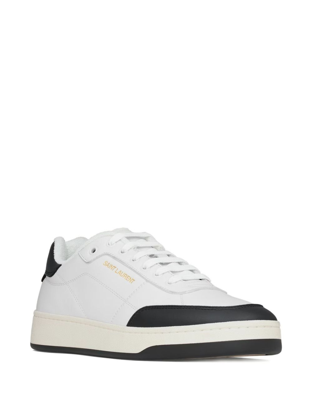 SL/61 leather panelled sneakers - 2