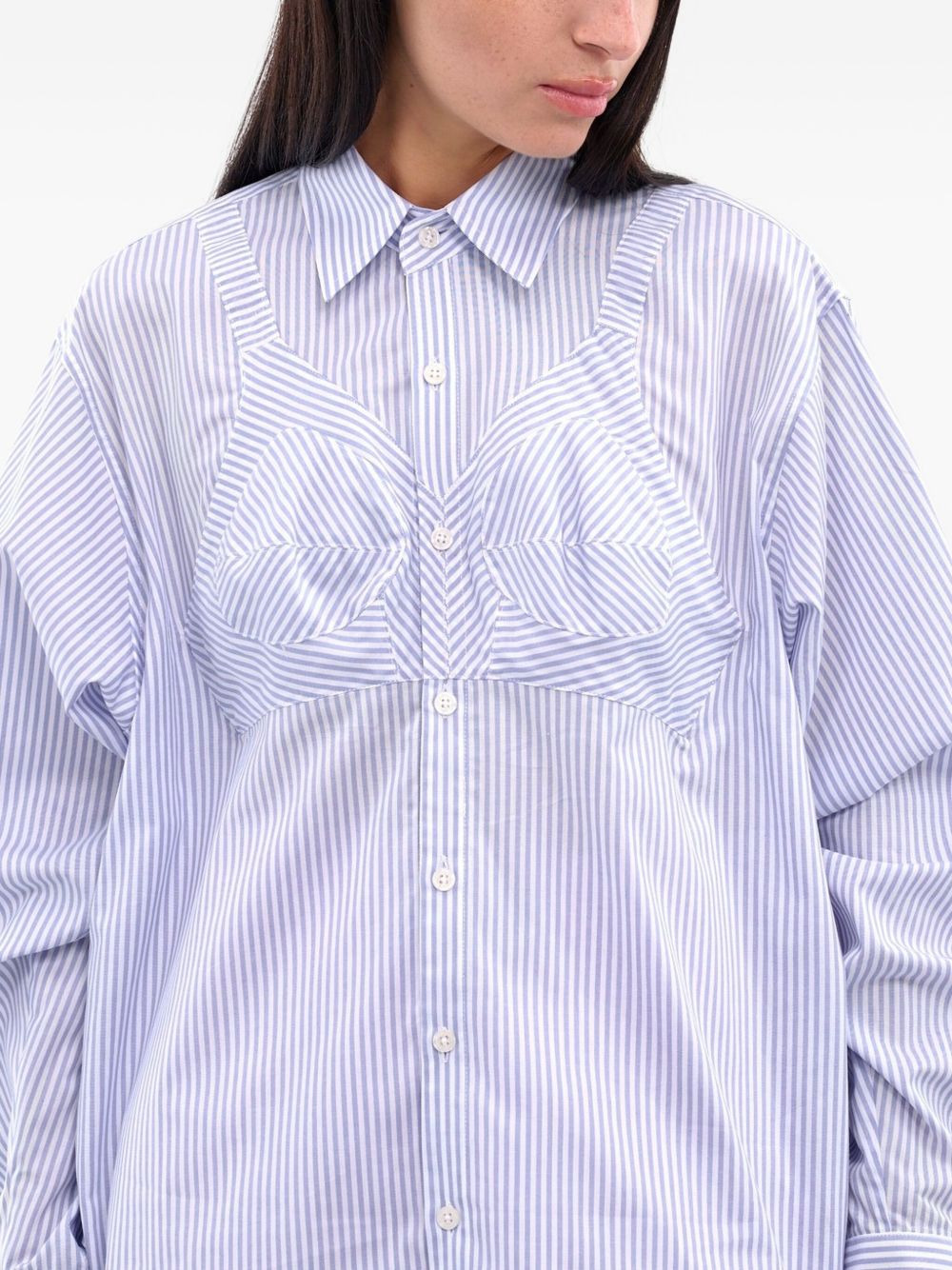 pinstripe shirt - 5