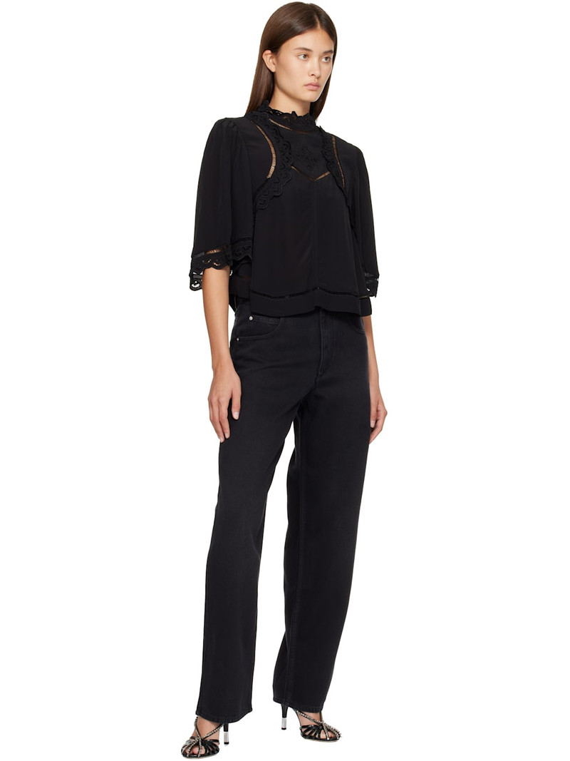 Isabel Marant Black Frany Blouse outlook