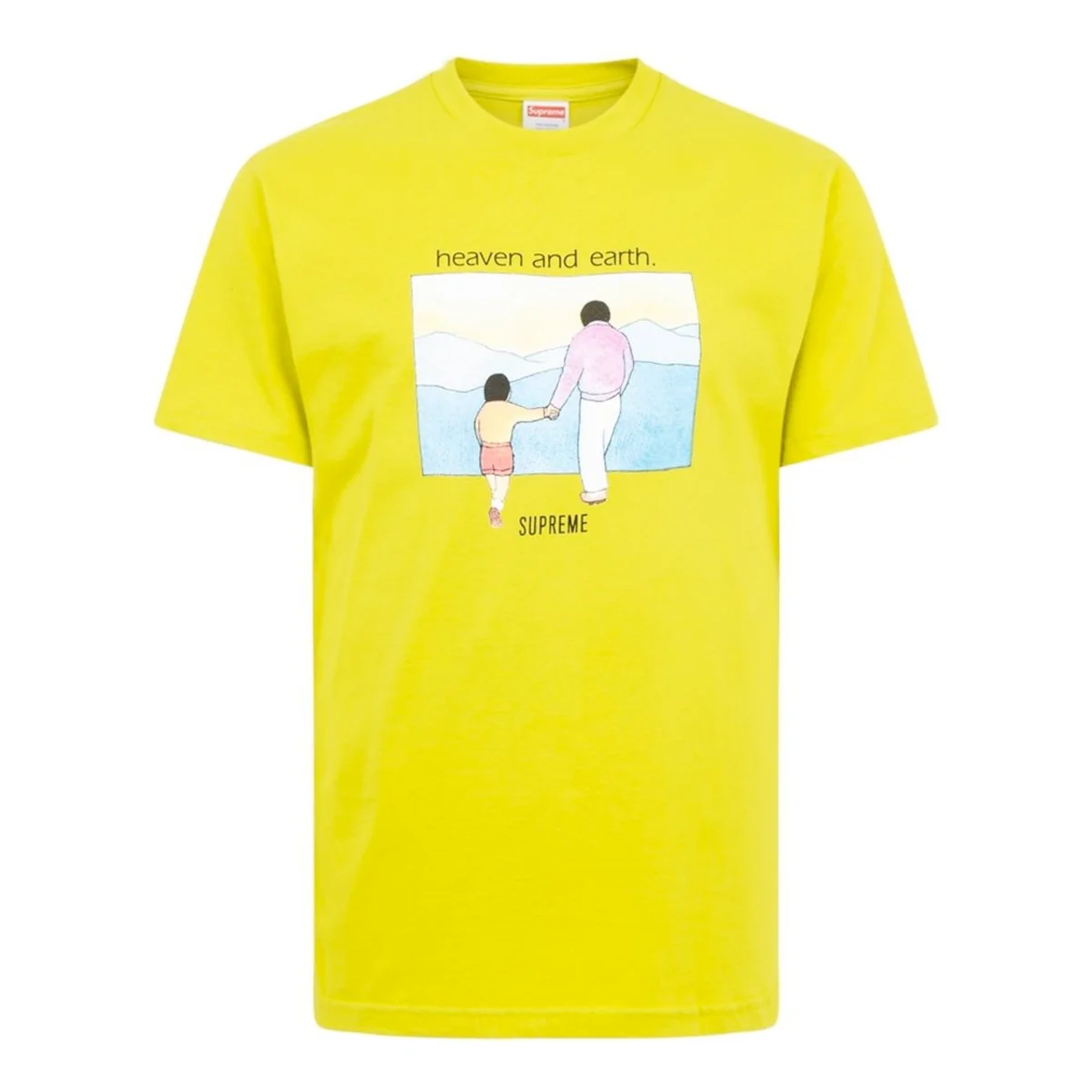 Supreme Heaven and Earth Tee FW19 'Yellow' SU7591 - 1