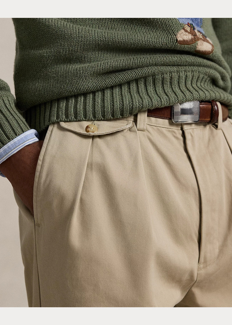 Whitman Relaxed Fit Pleated Chino Pant 5