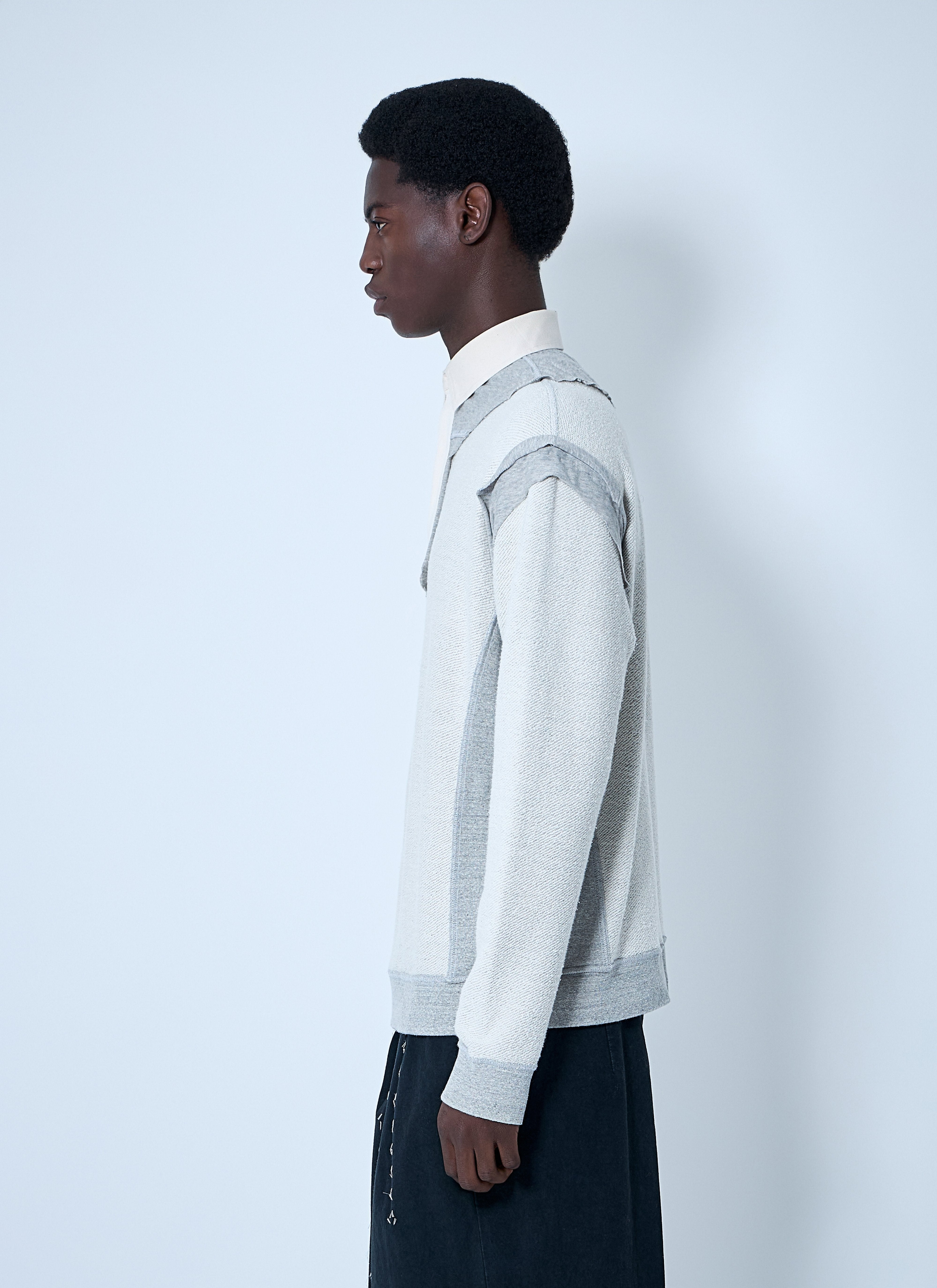 Maison Margiela Men Collard Sweatshirt - 3