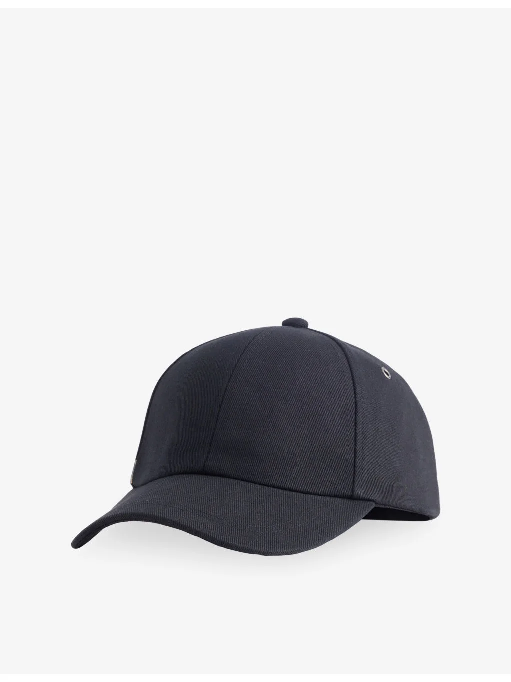 Signature-Panel Curved-Peak Cotton Cap - 1