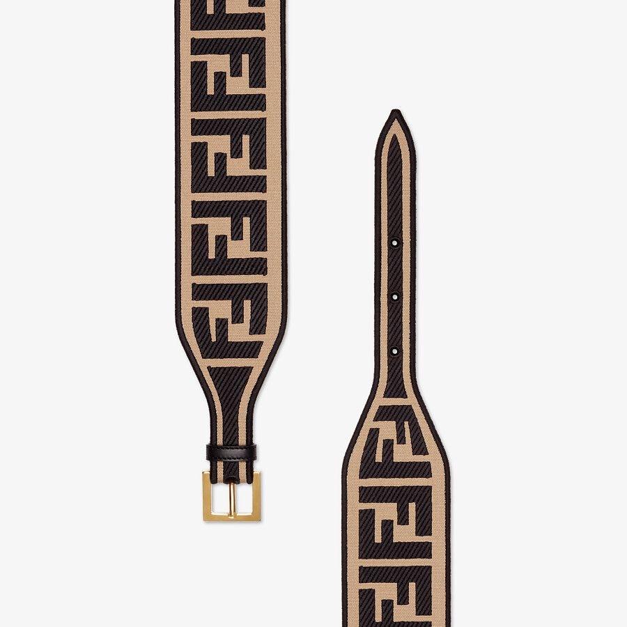 Brown canvas belt - 2