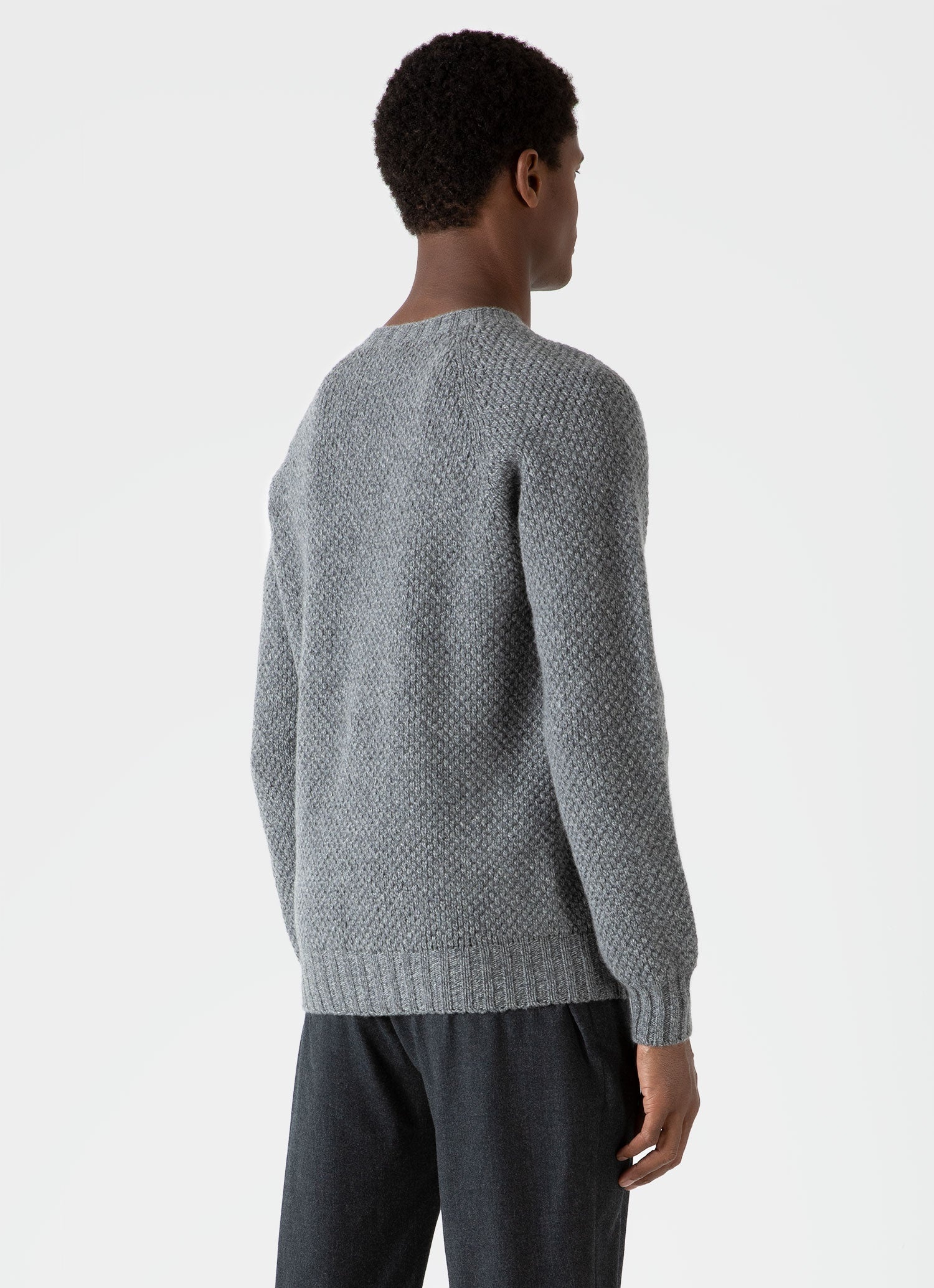 Lambswool Textured Jumper - 4