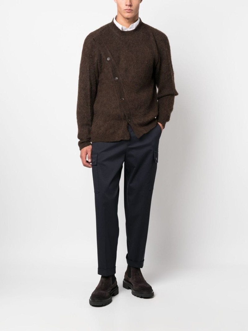 Etro Pegaso-motif cropped cargo trousers outlook
