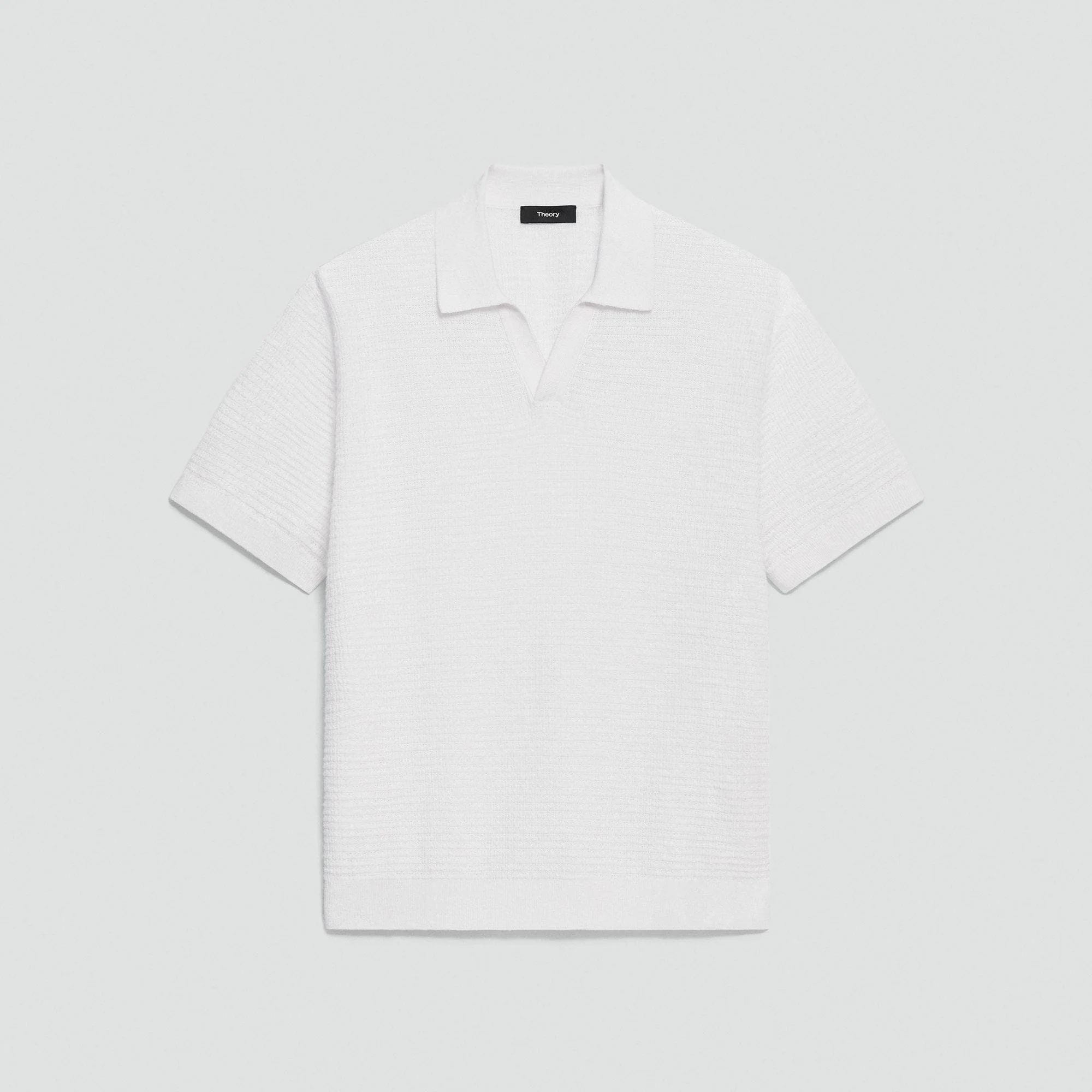 Brenan Polo Shirt in Pacific Linen - 1