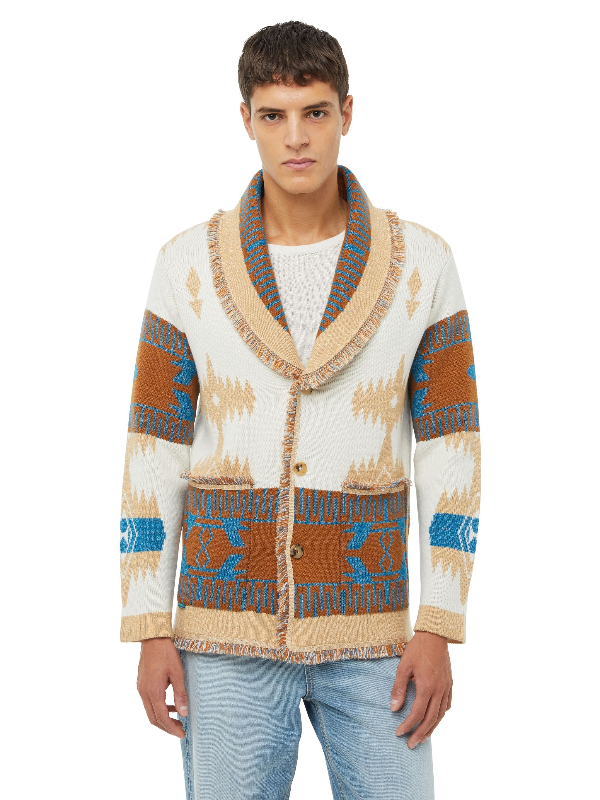 Icon Jacquard Cardigan - 7