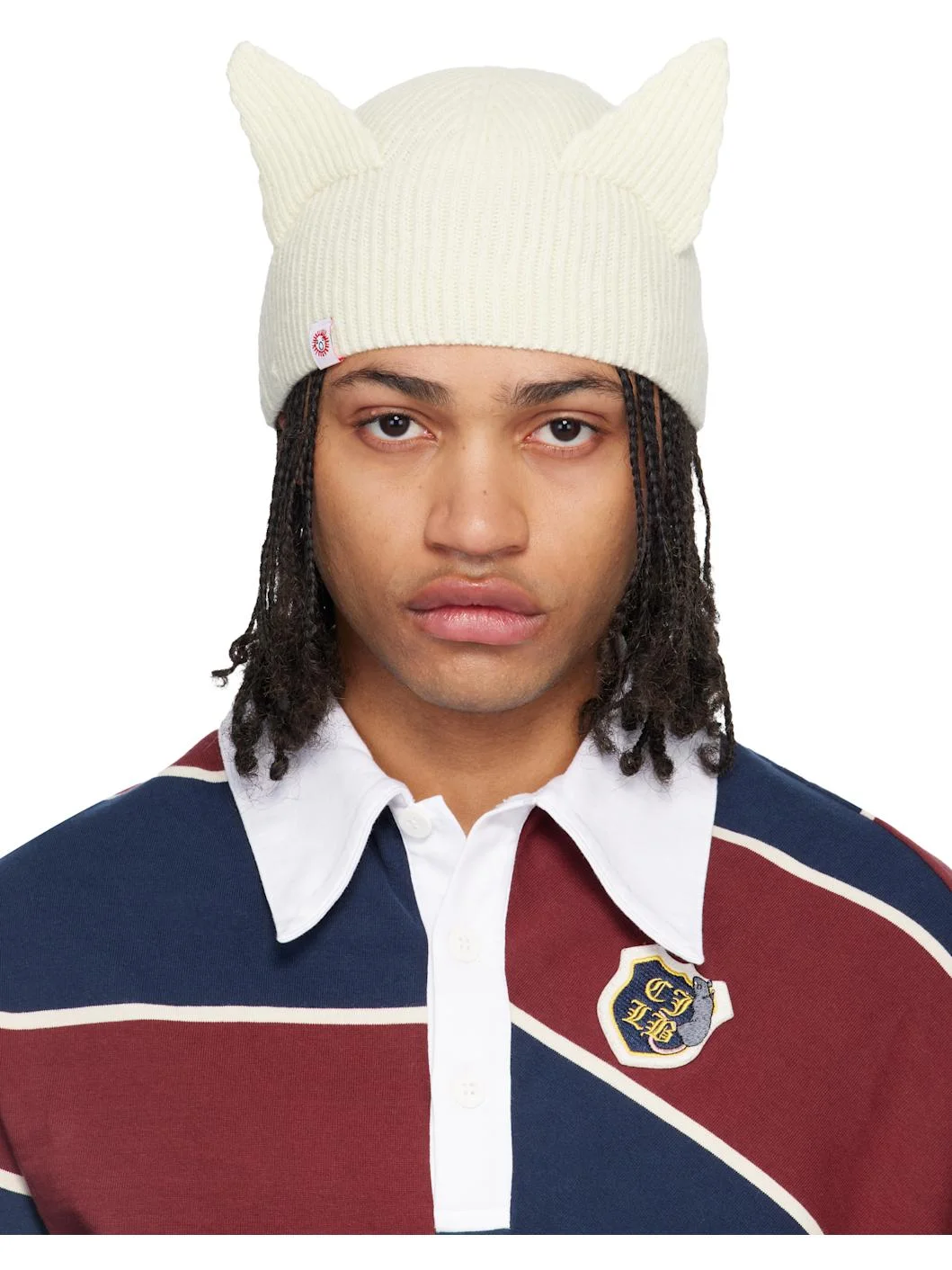 Off-White Ears Rib Beanie - 1