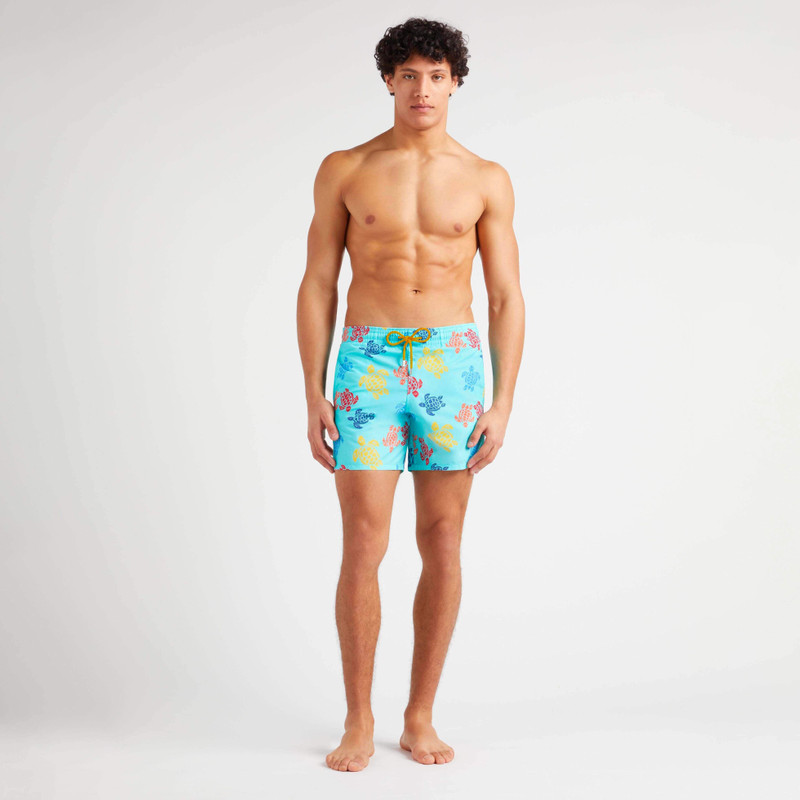 Vilebrequin Men Swim Shorts Ronde des Tortues Tricot - Vilebrequin x Falke outlook
