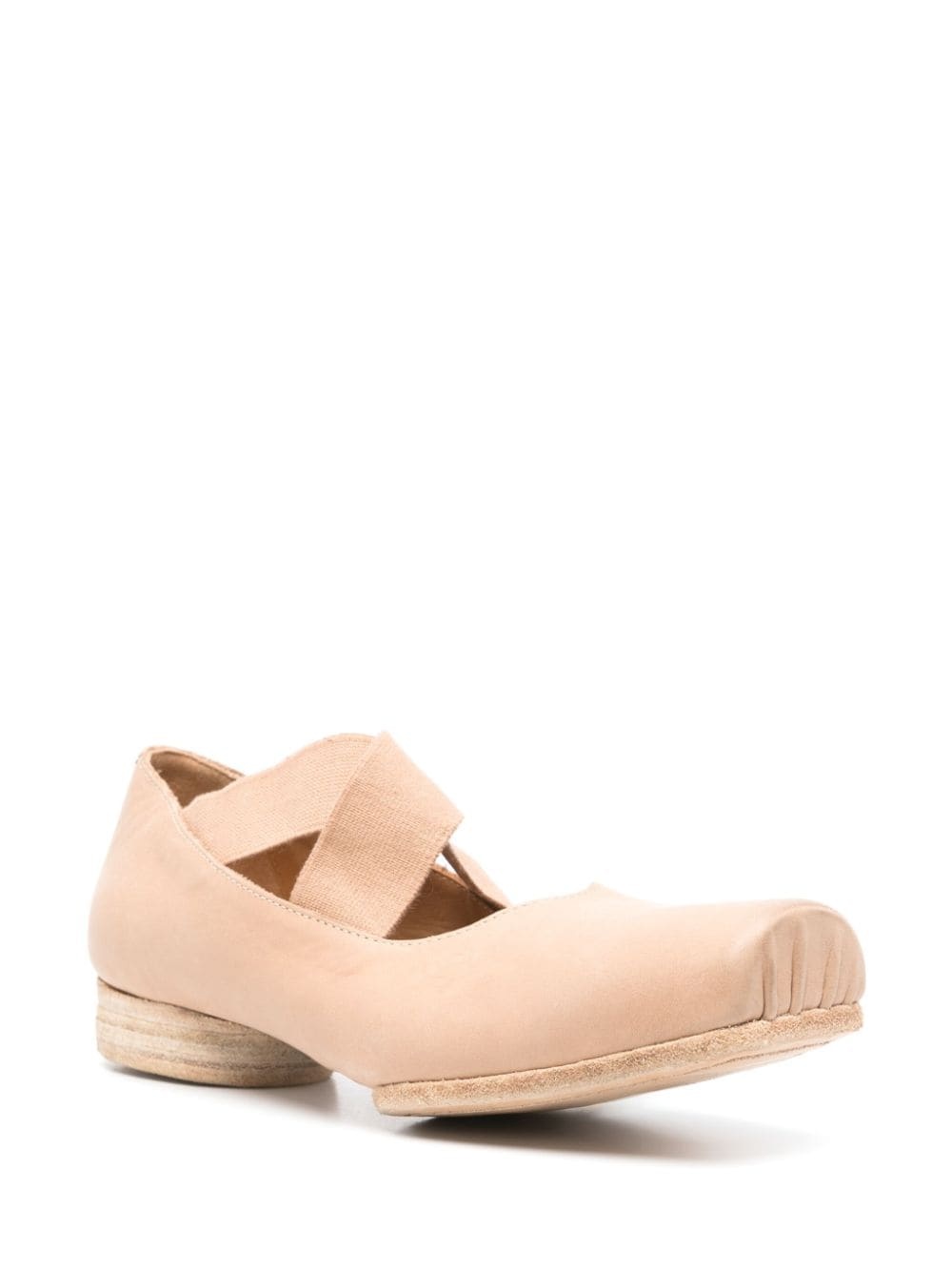 crossed strap ballerinas - 2