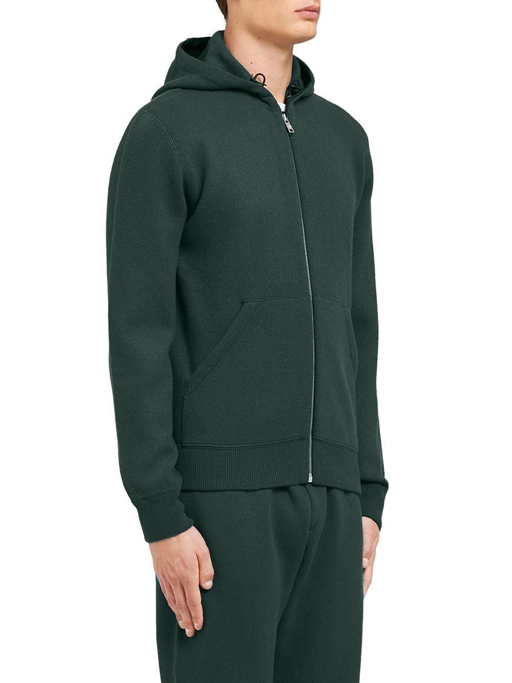 zip fastening hoodie - 3