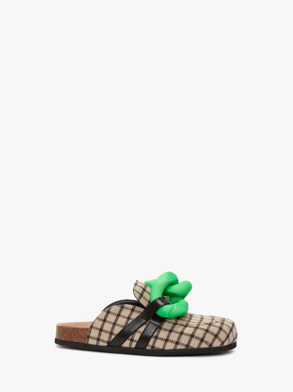 CHAIN LOAFER FELT MULES - 1
