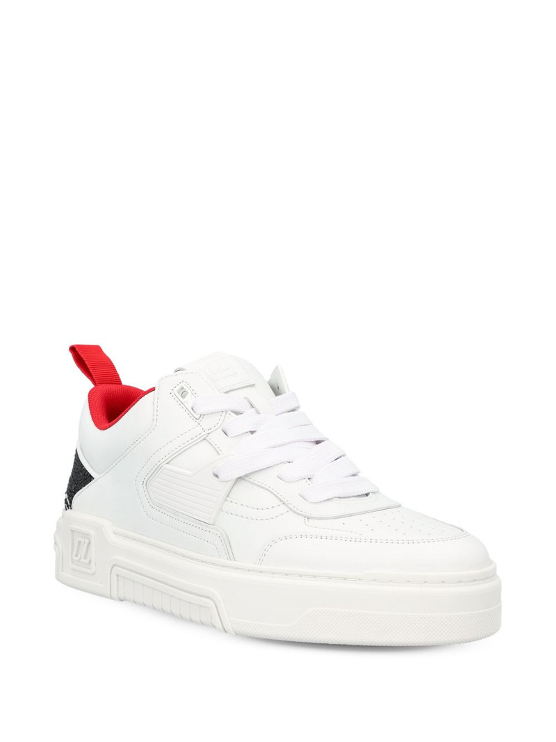 Christian Louboutin jet lettering sneakers outlook
