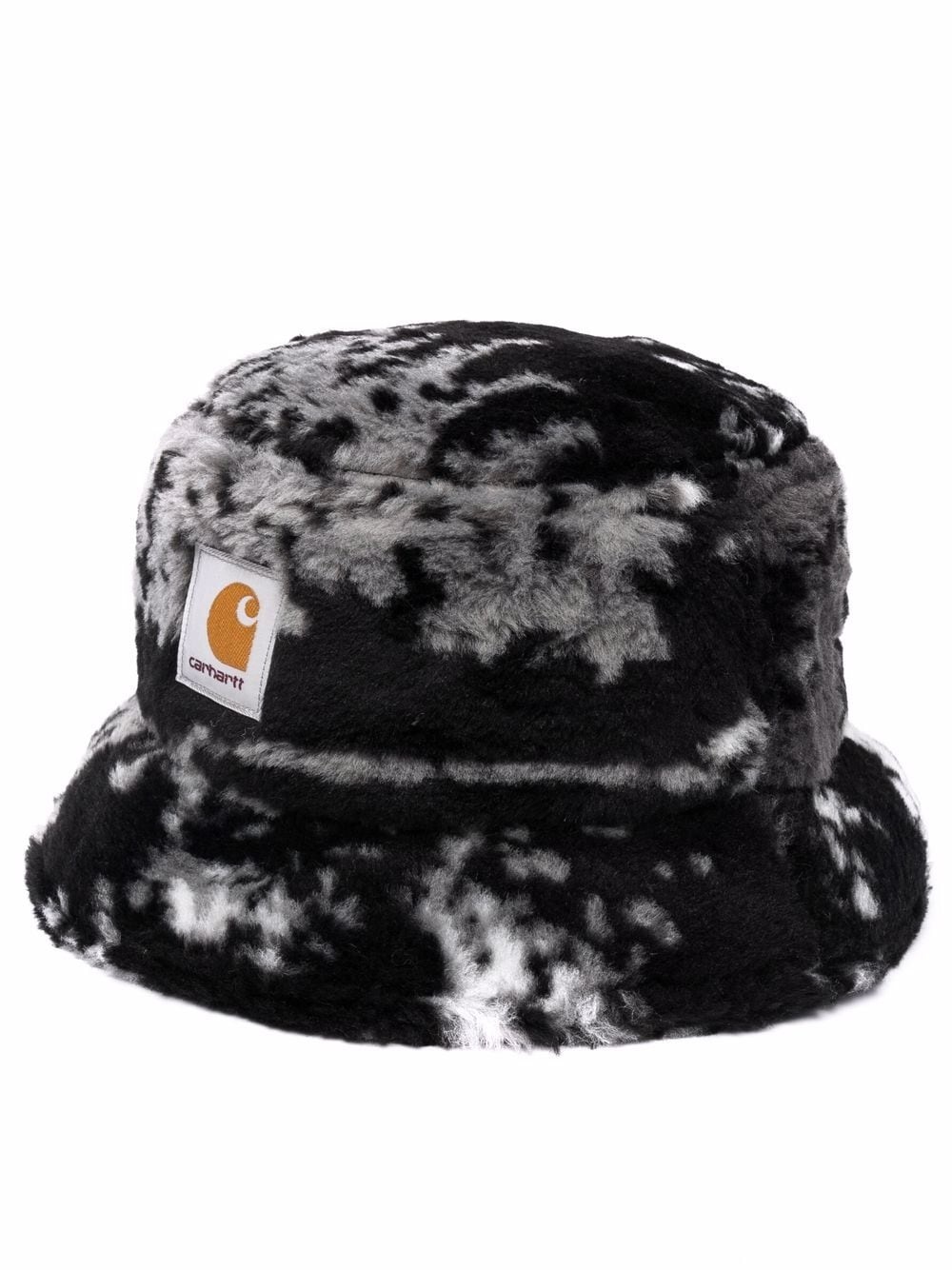 faux-fur bucket hat - 1