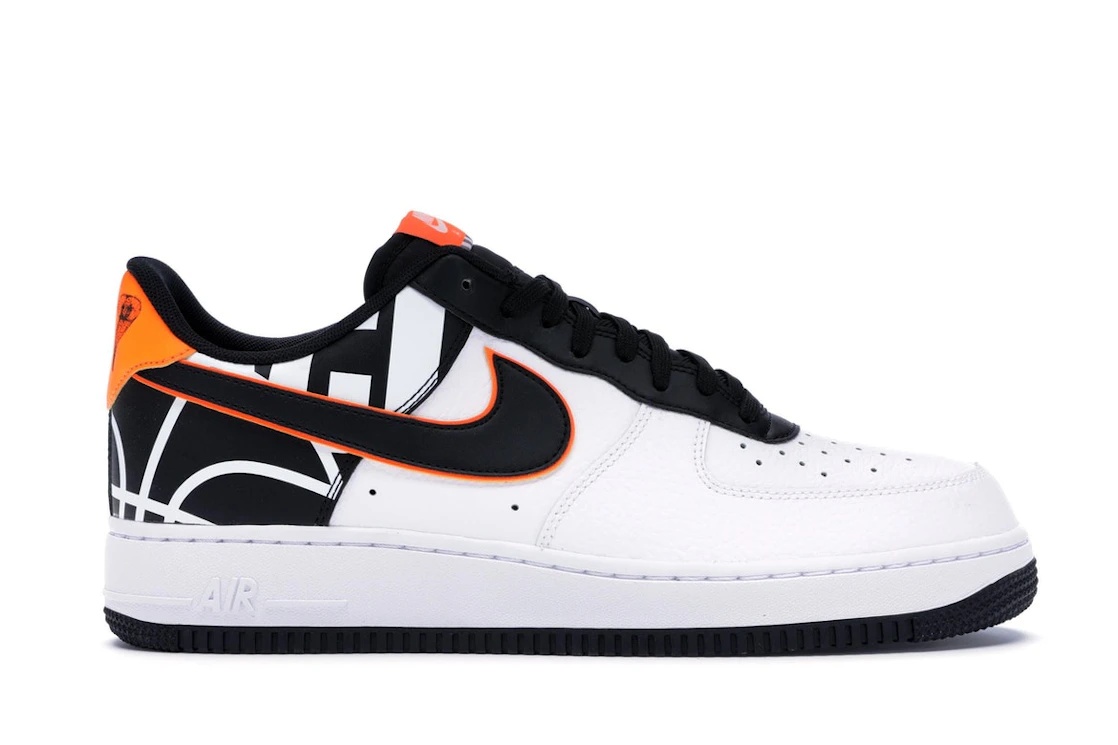 Nike Air Force 1 Low White Black Orange - 1