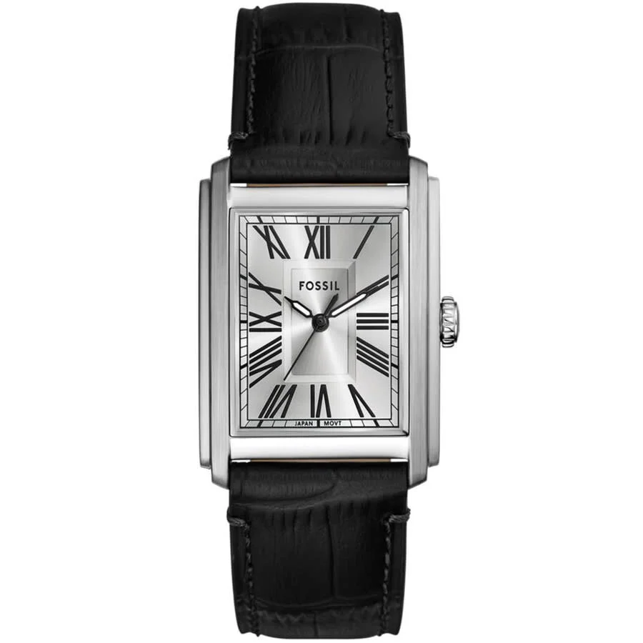 Fossil Carraway Quartz Silver Dial Men's Watch FS6078 - 1