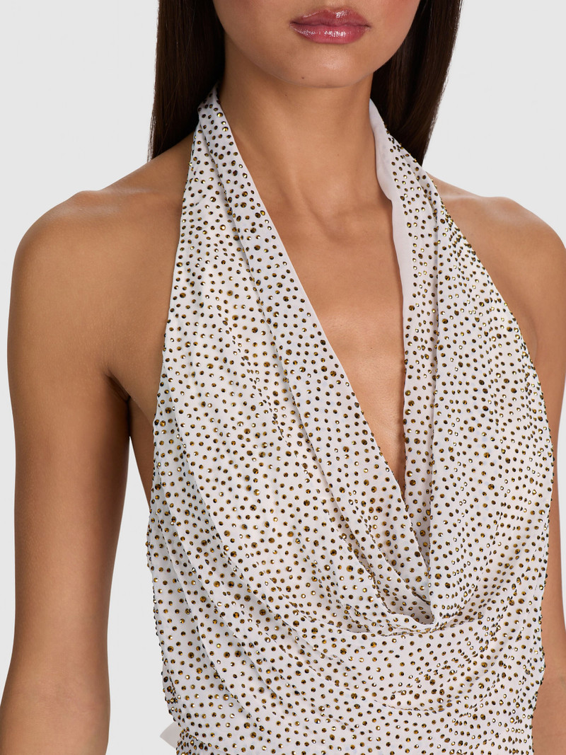 DANI EMBELLISHED HALTER TOP 5