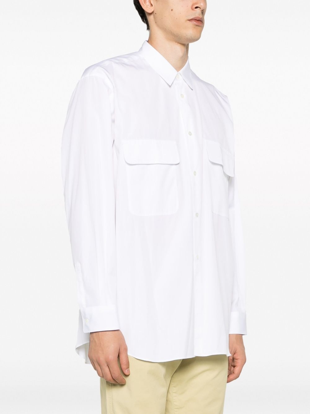 long-sleeve cotton shirt - 3