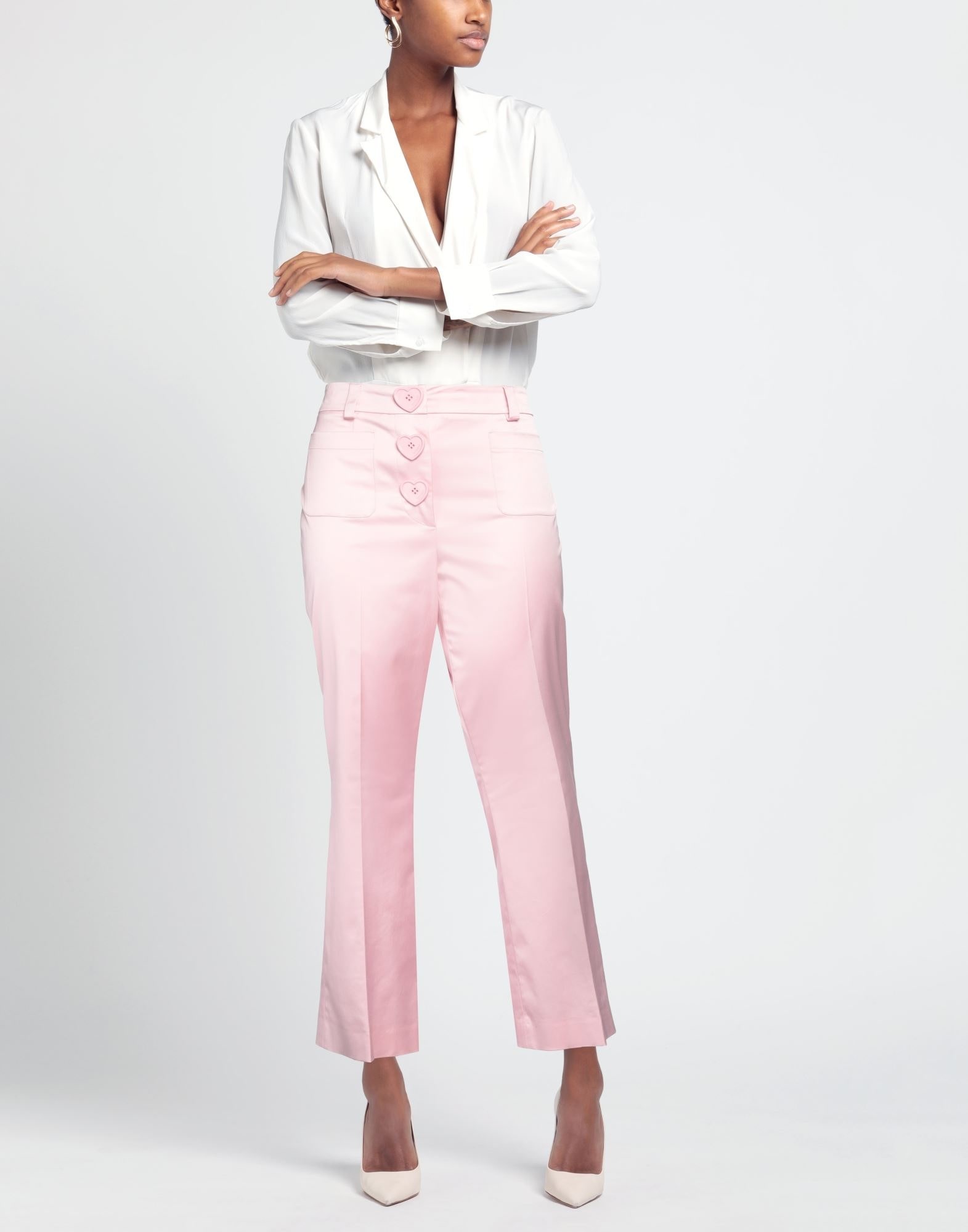 Pink Women's Casual Pants - 2