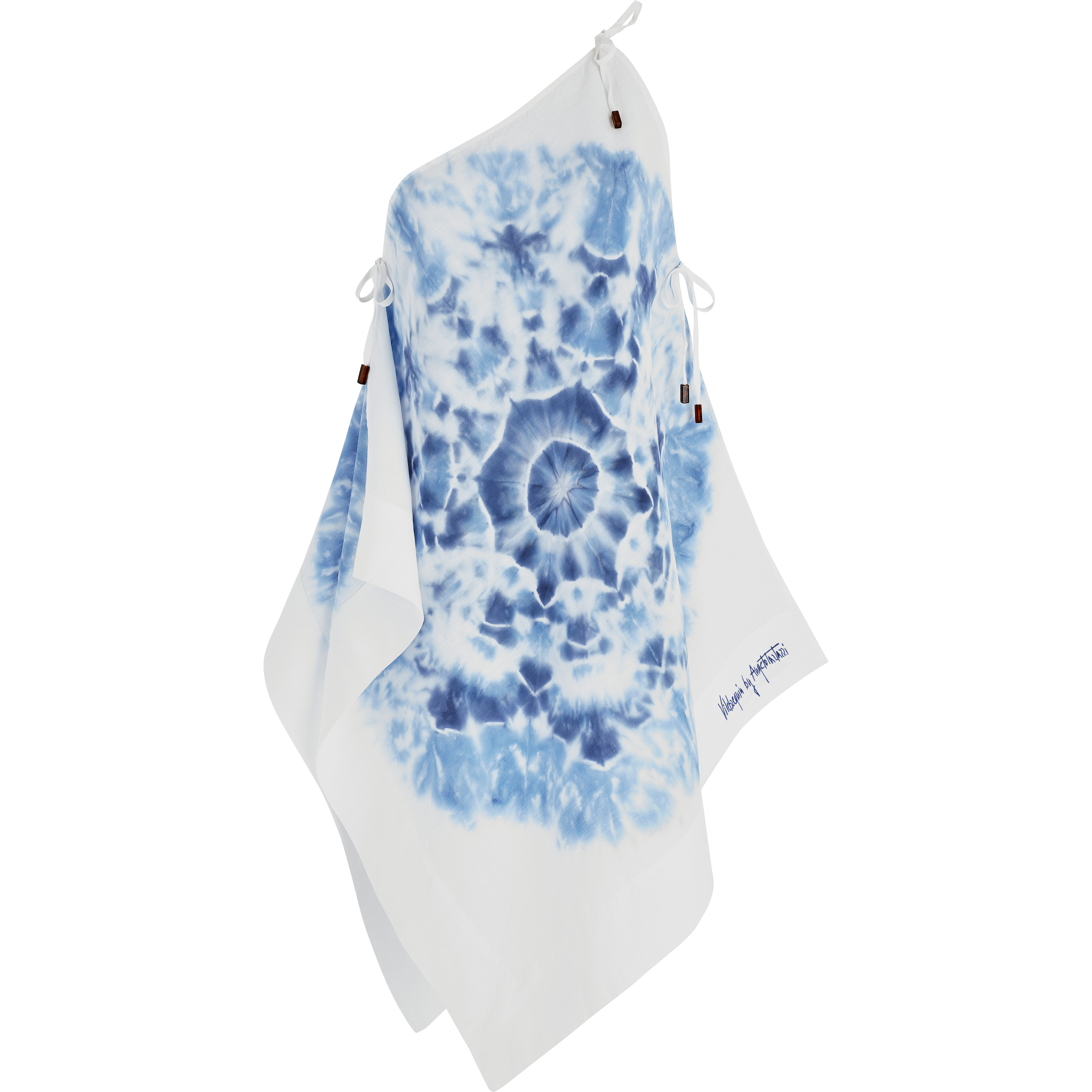 Women Hemp Viscose Scarf Dress Tie & Dye- Vilebrequin x Angelo Tarlazzi - 1