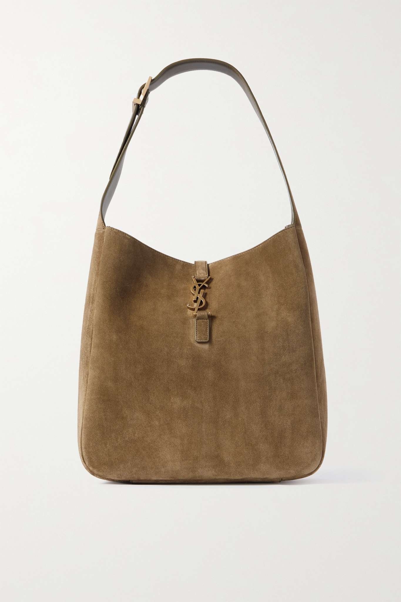ショルダーバッグ・ポシェット Saint Laurent Sage Green Suede Le 5 A 7 Shoulder Bag Yves Saint Laurent SAGE GREEN SUEDE LE 5 A 7 SHOULDER BAG