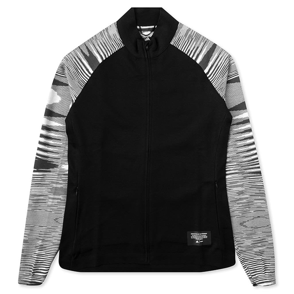 ADIDAS ORIGINALS X MISSONI WOMEN'S PHX JACKET - BLACK/DARK GREY/WHITE - 1