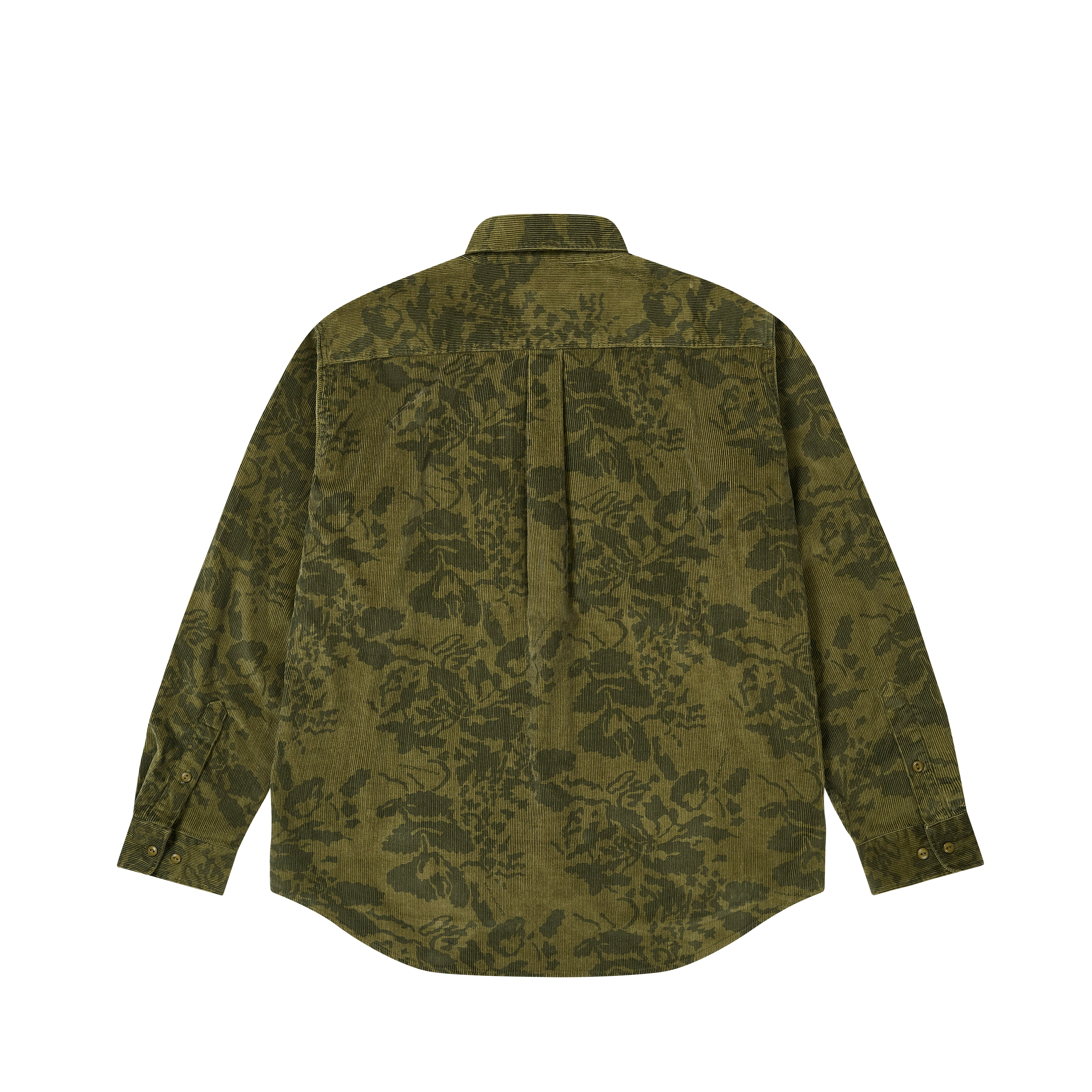 DOUBLE POCKET CORD OVERSHIRT FLORAL - 2
