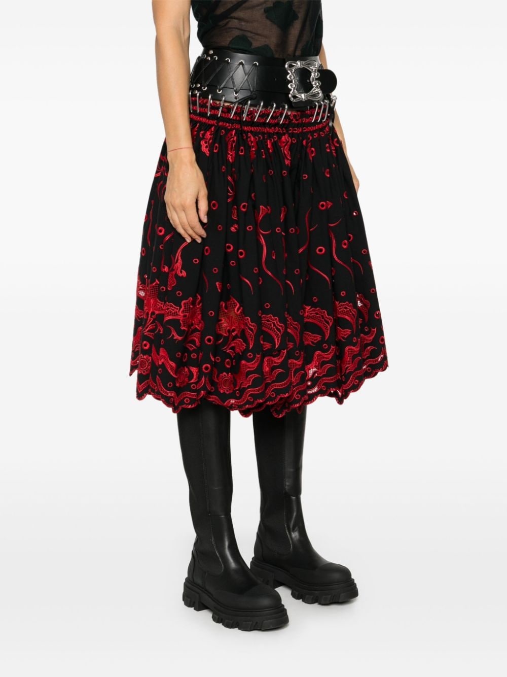 Ida Carabiner midi skirt - 3