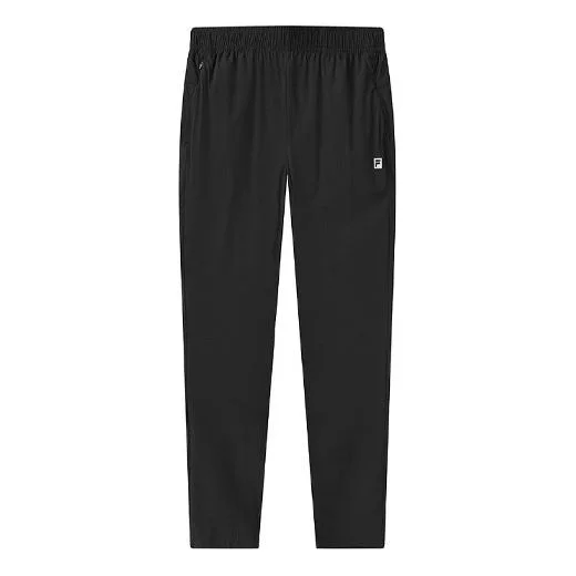 FILA Athletics Logo Pattern Loose Sports Long Pants Black A11M121805F-BK - 1