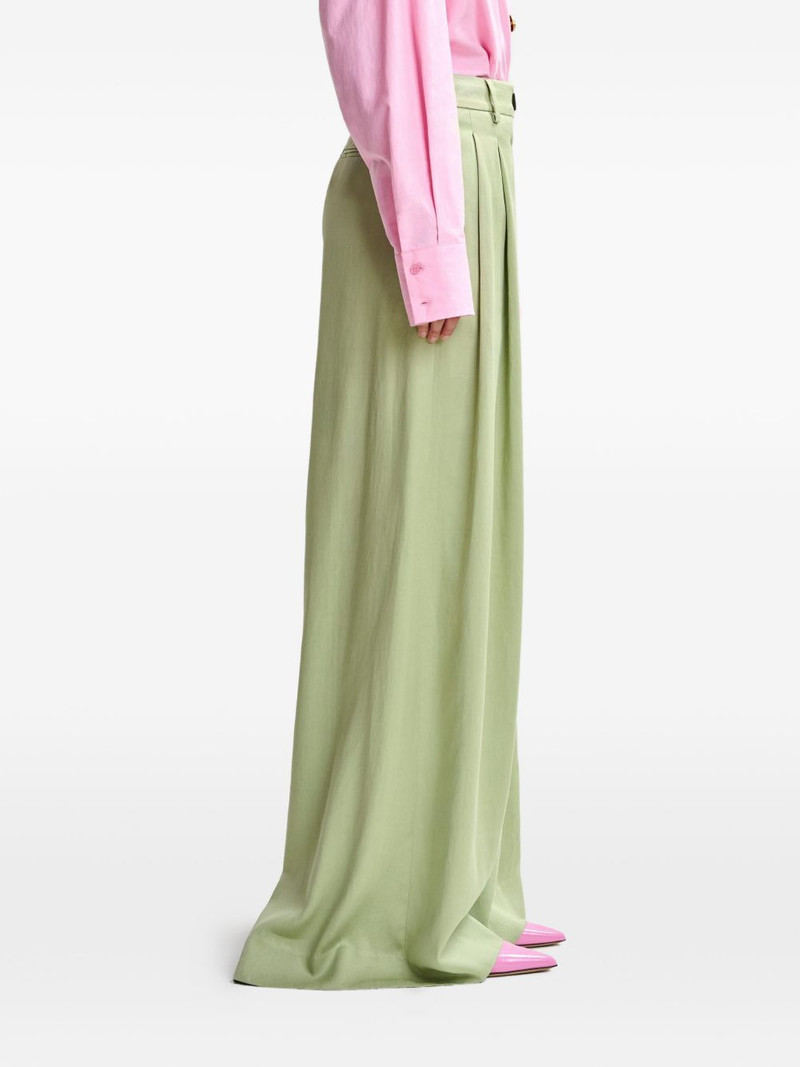 pleated wide-leg trousers 4