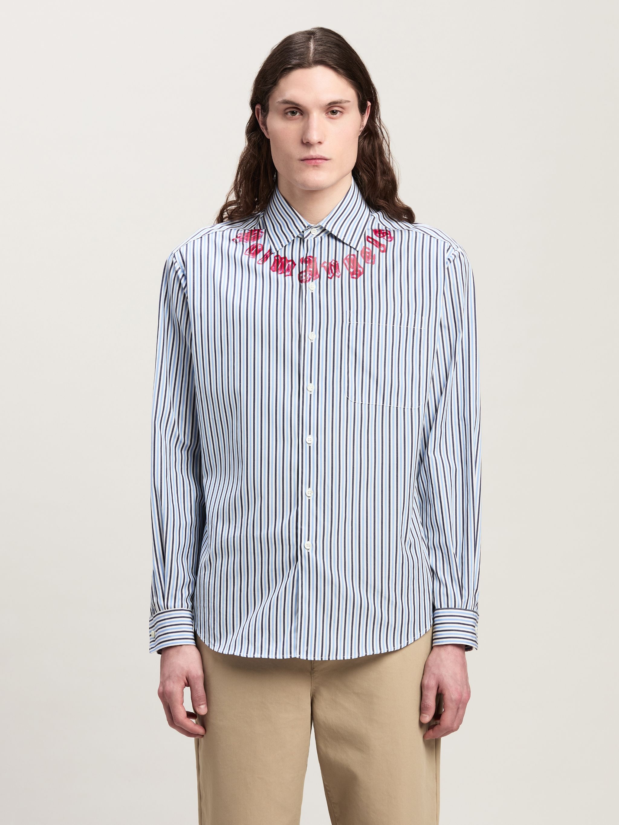 Neck logo Classic Shirt - 3