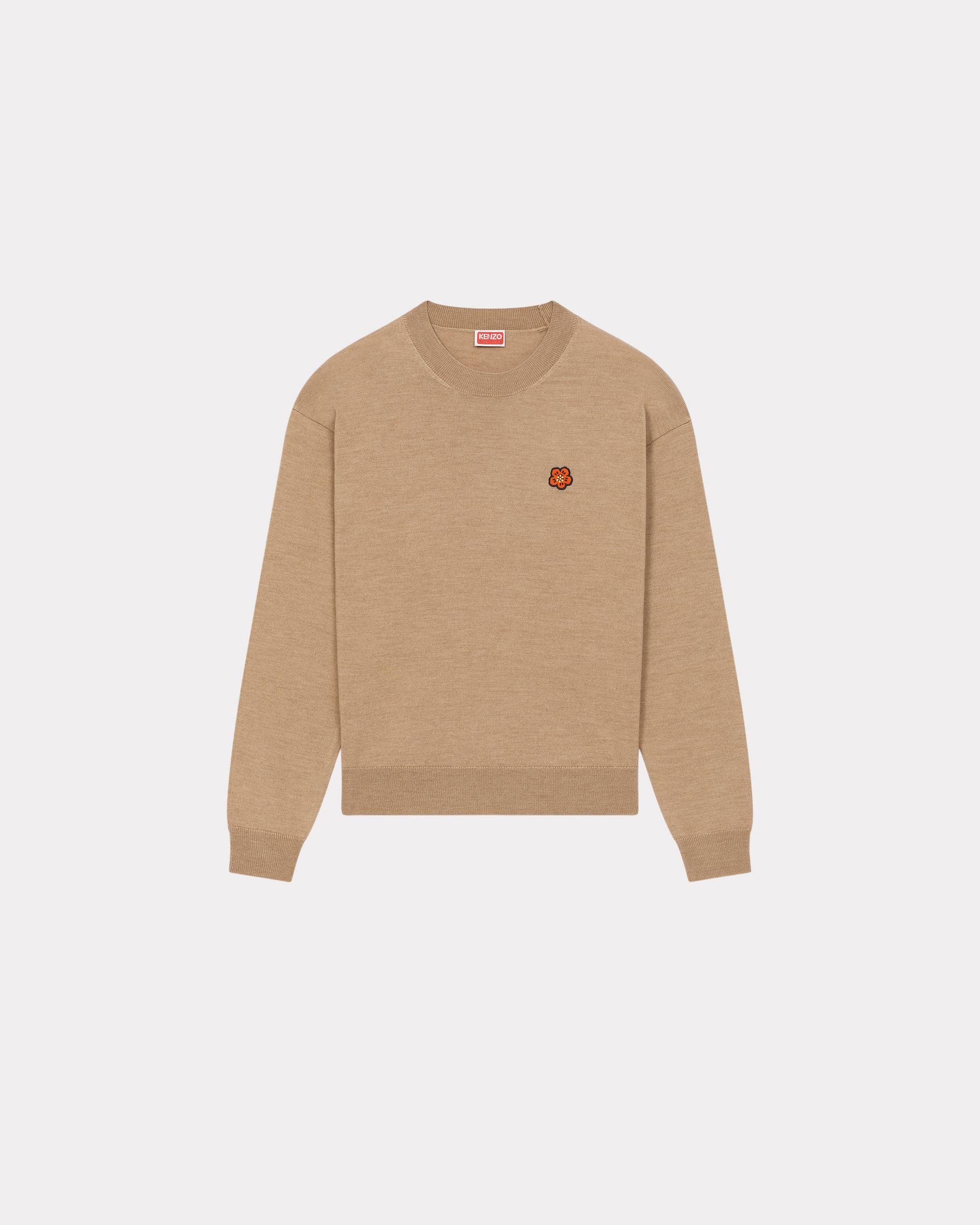 'BOKE FLOWER' Crest wool jumper - 1