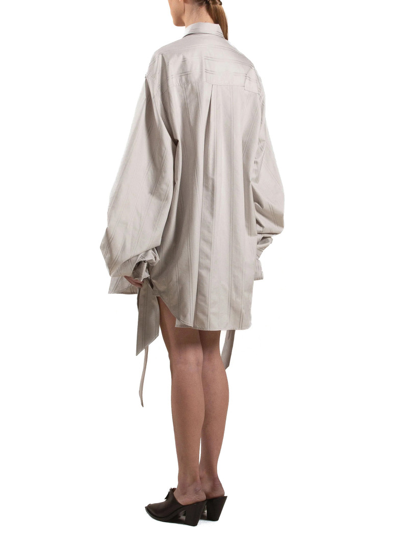 Oversized Shirt Grey Stripes 4