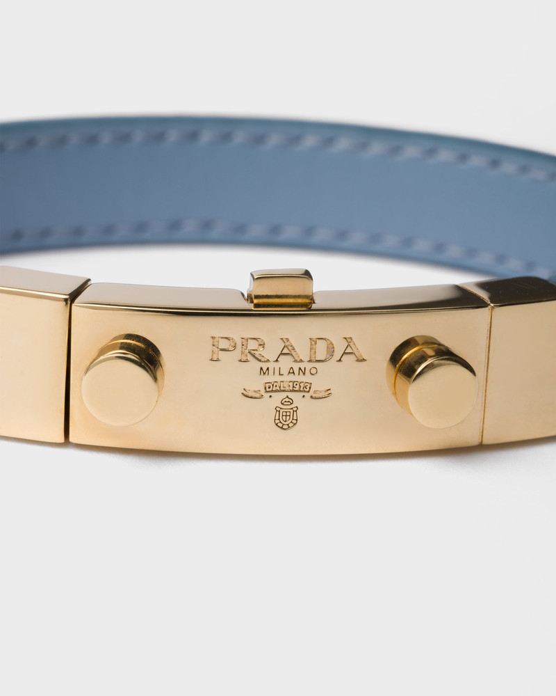 Prada Saffiano leather bracelet outlook