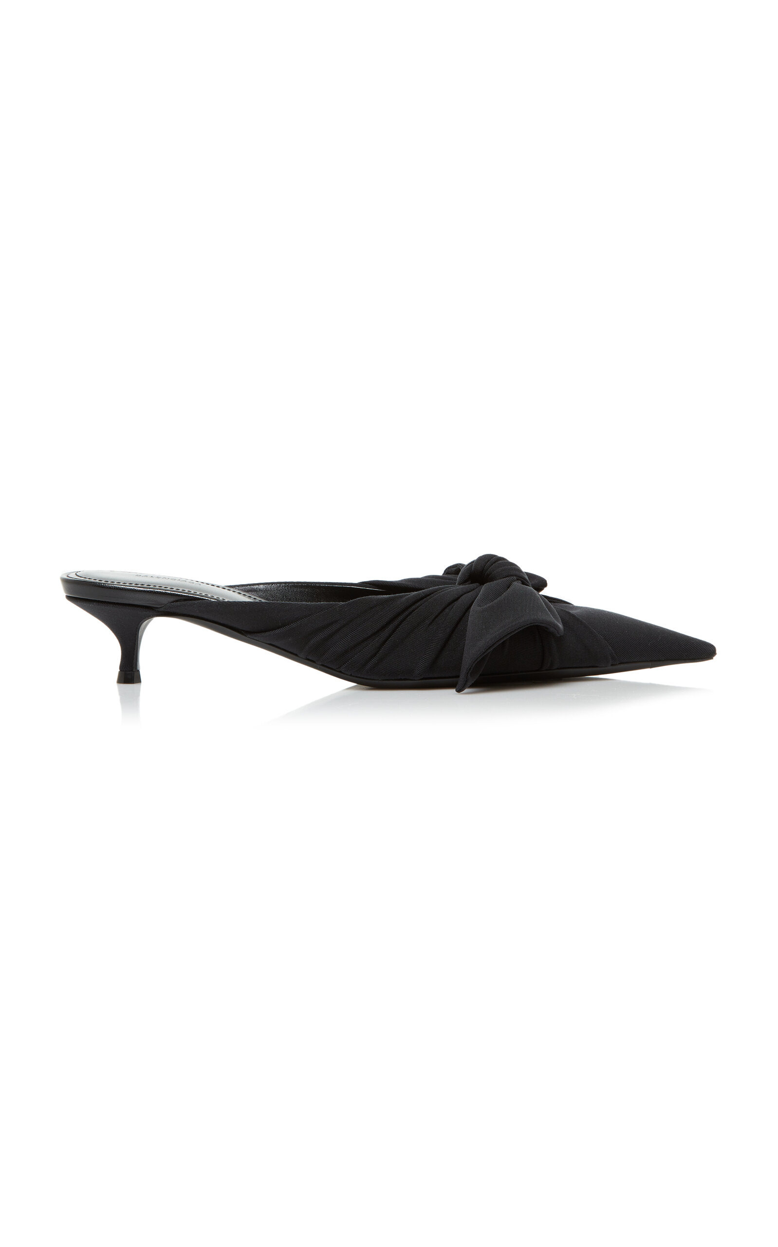 Knife Knot Cupro Mules black - 1