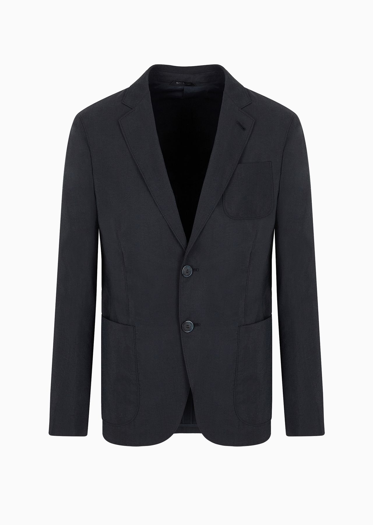 ジャケット Giorgio Armani Silk Blend Lined Blazer 0400020894399_ABYSSBLUE?wid=